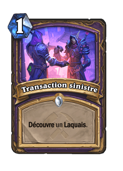 Transaction sinistre