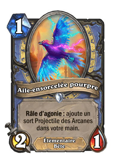 Aile-ensorcelée pourpre