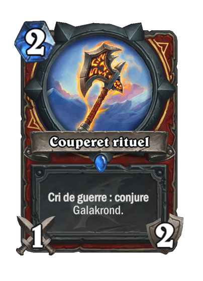Couperet rituel