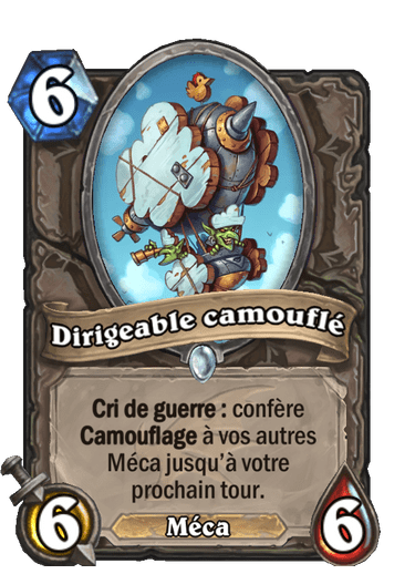 Dirigeable camouflé