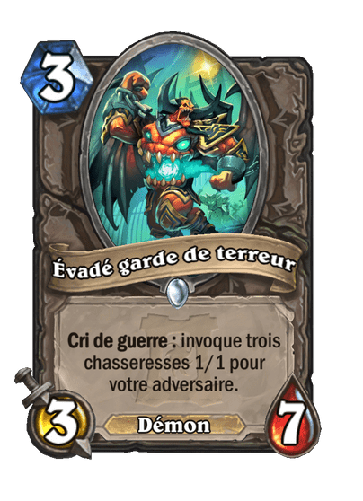 Évadé garde de terreur