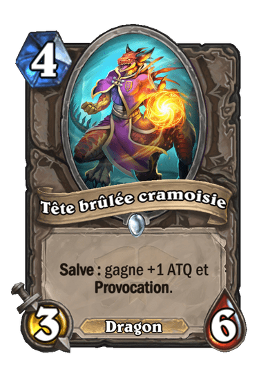 Tête brûlée cramoisie