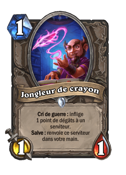Jongleur de crayon