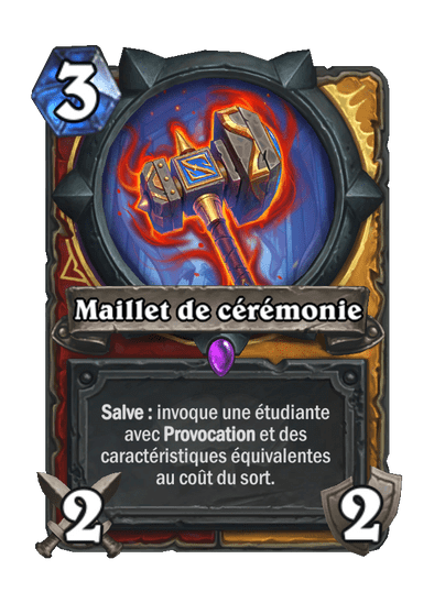 Maillet de cérémonie