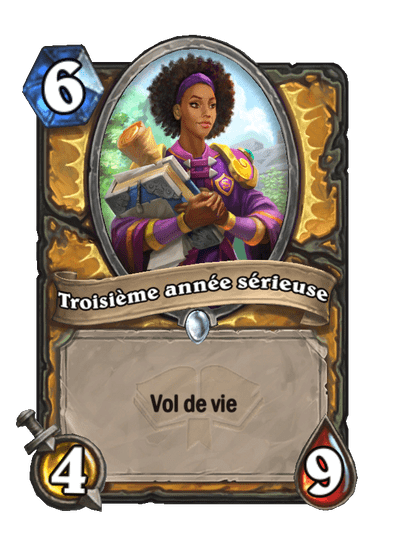Troisième année sérieuse