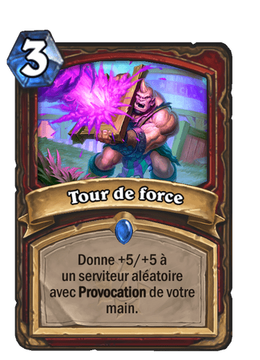 Tour de force