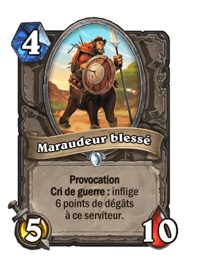 Maraudeur blessé