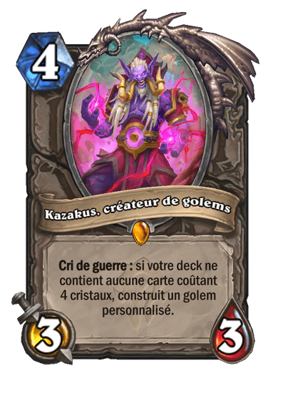 Kazakus, créateur de golems