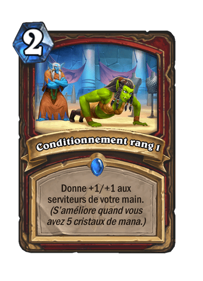 Conditionnement rang 1