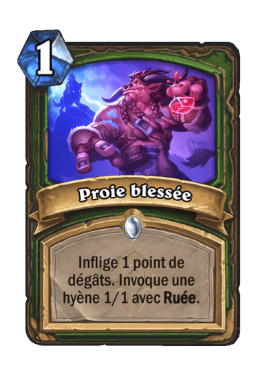 Proie blessée