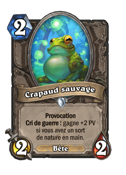 Crapaud sauvage