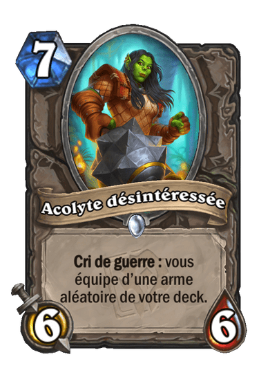 Acolyte désintéressée