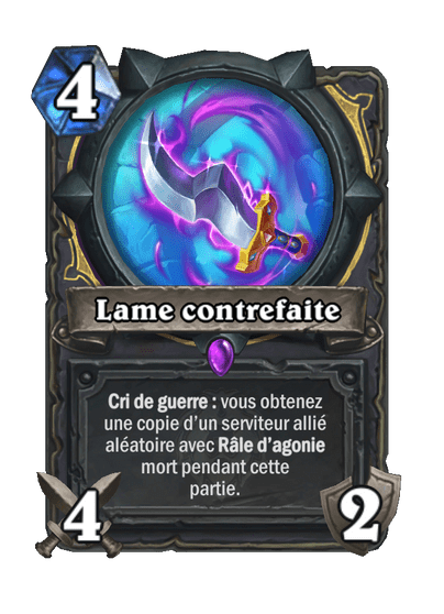 Lame contrefaite