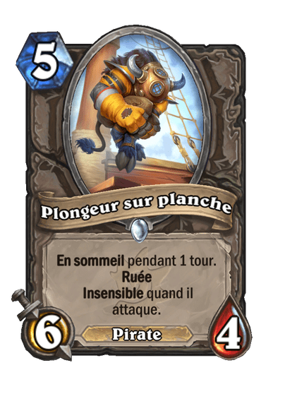 Plongeur sur planche