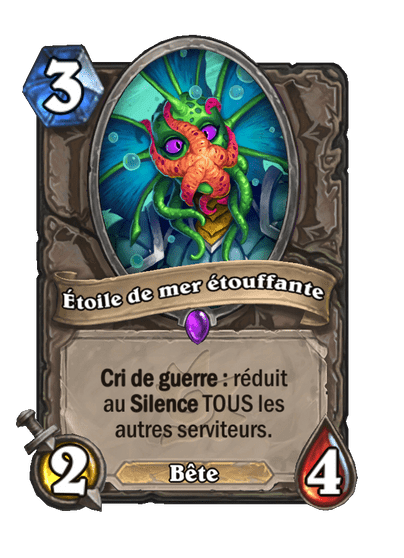 Étoile de mer étouffante