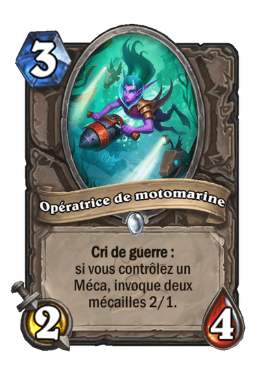 Opératrice de motomarine