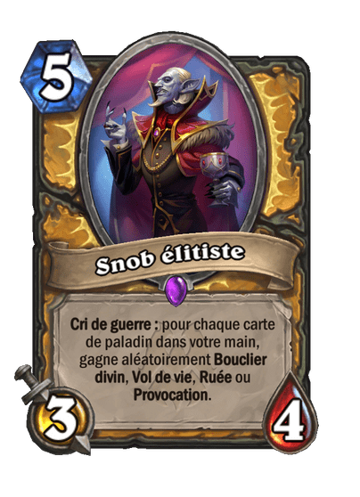Snob élitiste