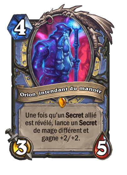 Orion, intendant du manoir