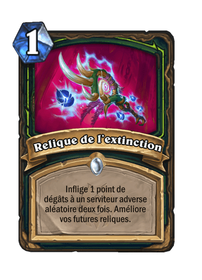Relique de l’extinction