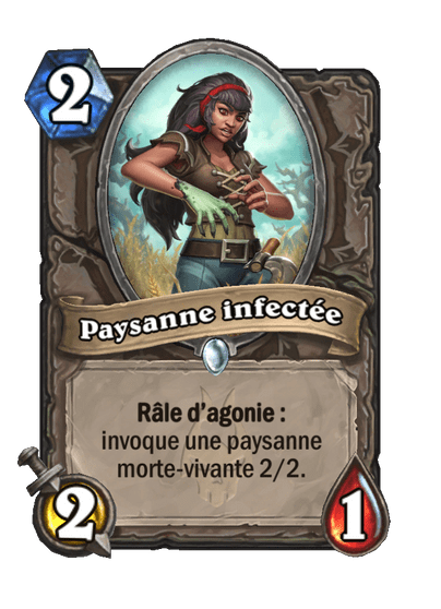 Paysanne infectée