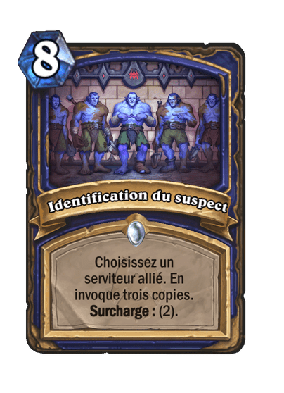 Identification du suspect