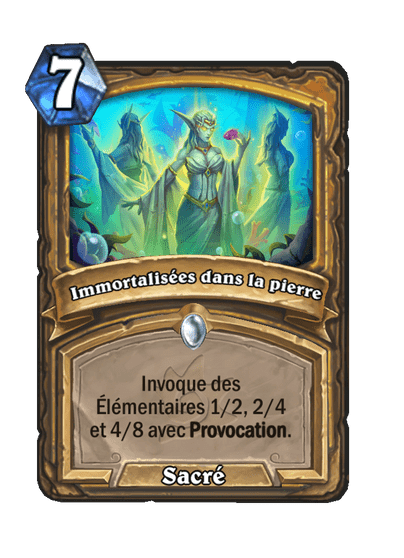 Immortalisées dans la pierre