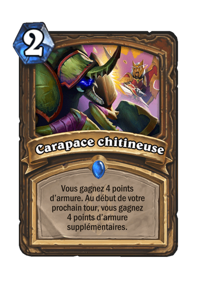 Carapace chitineuse