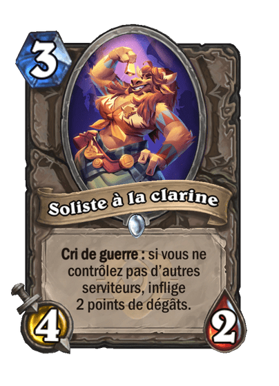 Soliste à la clarine