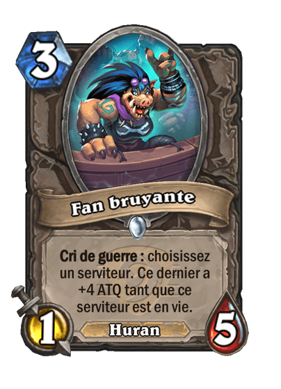 Fan bruyante