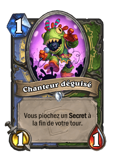 Chanteur déguisé