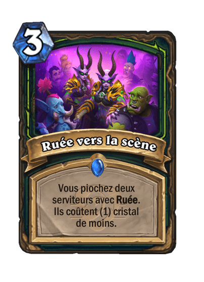 Ruée vers la scène
