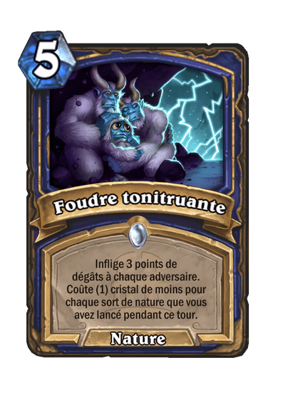 Foudre tonitruante