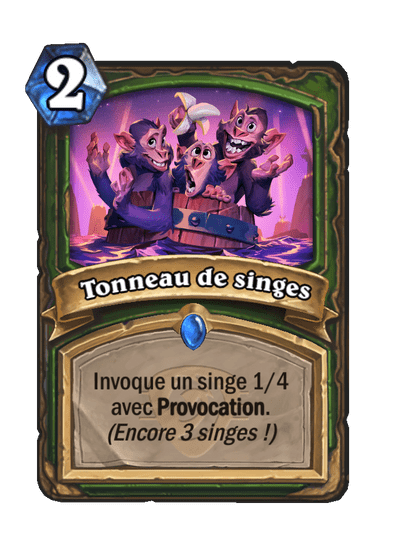 Tonneau de singes