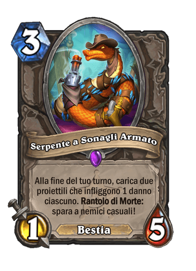 Serpente a Sonagli Armato