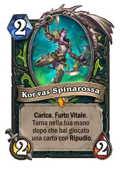 Kor'vas Spinarossa (Retaggio)