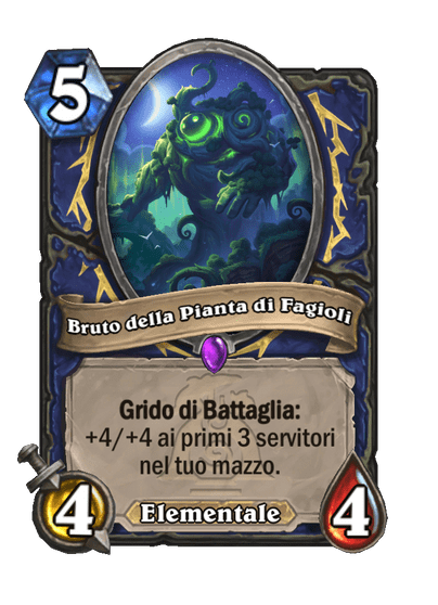 Bruto della Pianta di Fagioli