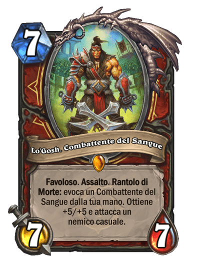 Lo'Gosh, Combattente del Sangue