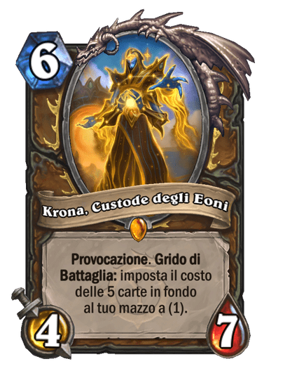 Krona, Custode degli Eoni