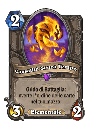 Causalità Senza Tempo