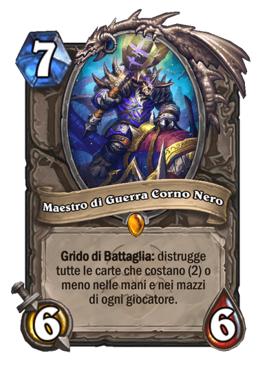 Maestro di Guerra Corno Nero