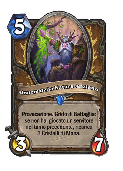 Oratore della Natura Anziano