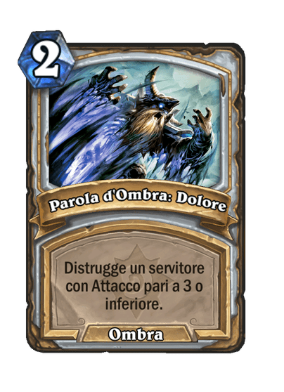 Parola d'Ombra: Dolore (Retaggio)
