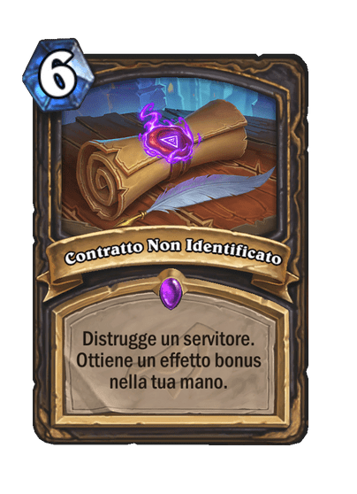 Contratto Non Identificato