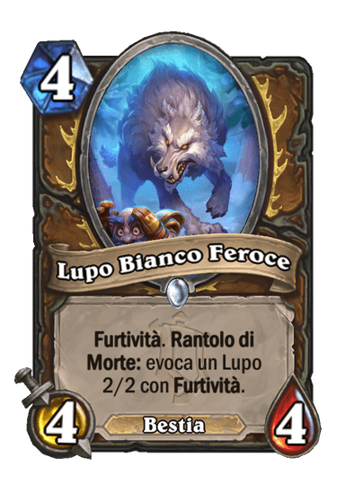Lupo Bianco Feroce