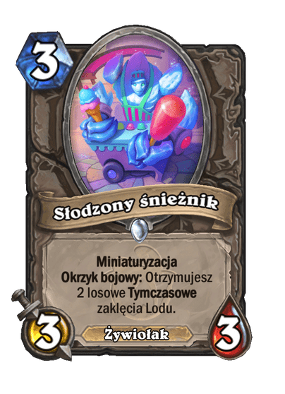 Słodzony śnieżnik