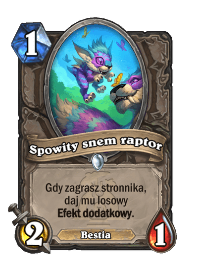Spowity snem raptor