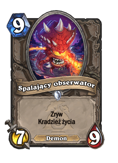 Spalający obserwator
