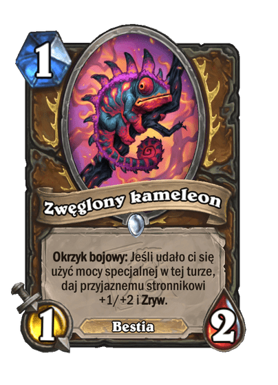 Zwęglony kameleon