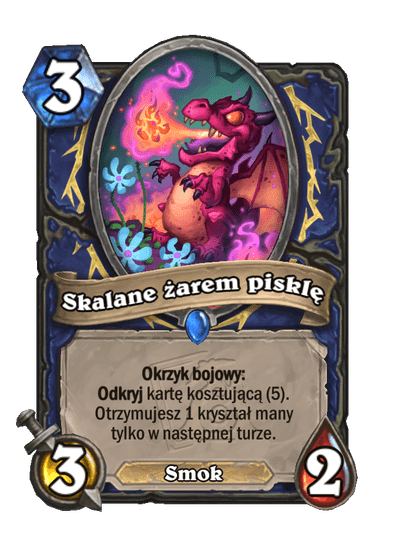 Skalane żarem pisklę