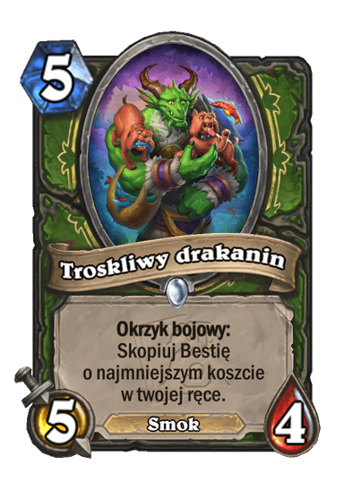 Troskliwy drakanin